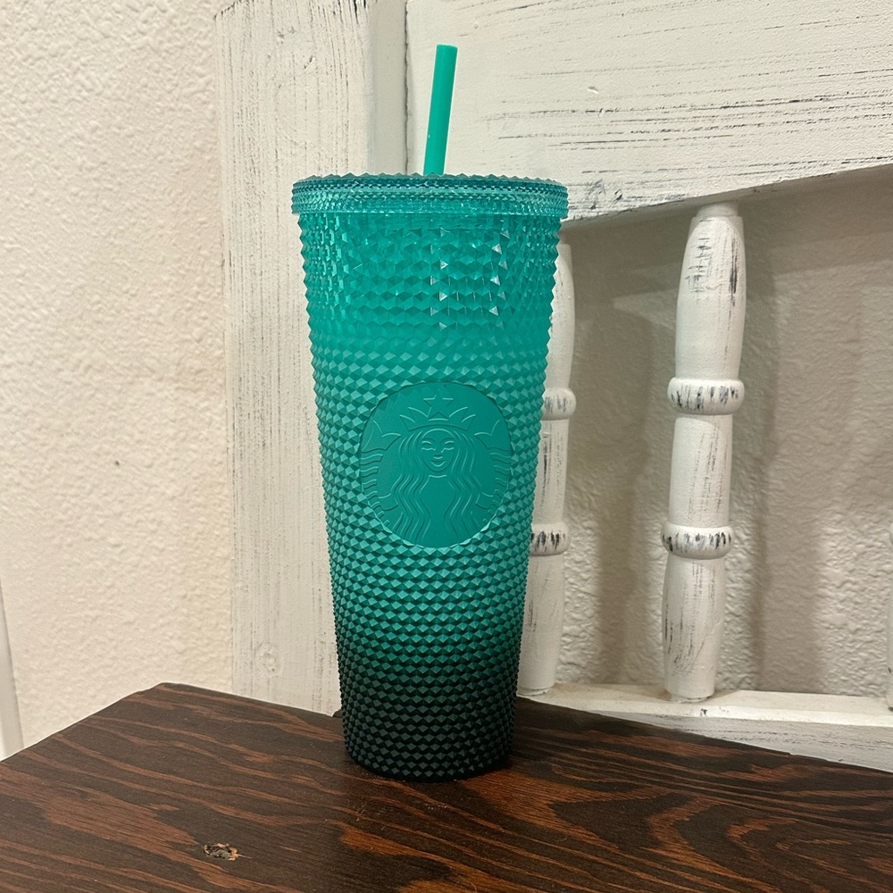 Starbucks 2022 Waxberry Mint Green Ombré Studded Tumbler Venti